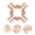 Wood Carved Appliques French Luxury Decorative Corner Onlays