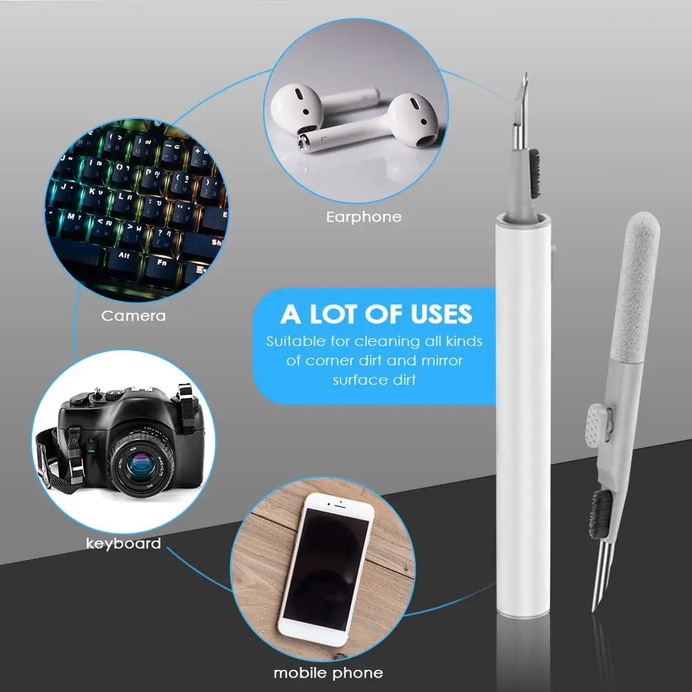 Cleaner Kit Earphones Cleaning Pen for Airpods Pro 3 2 1 Case Brush 2-in-1 Headsets Cleaners Earbuds Cleaning Tools for Phone Zpaxo
