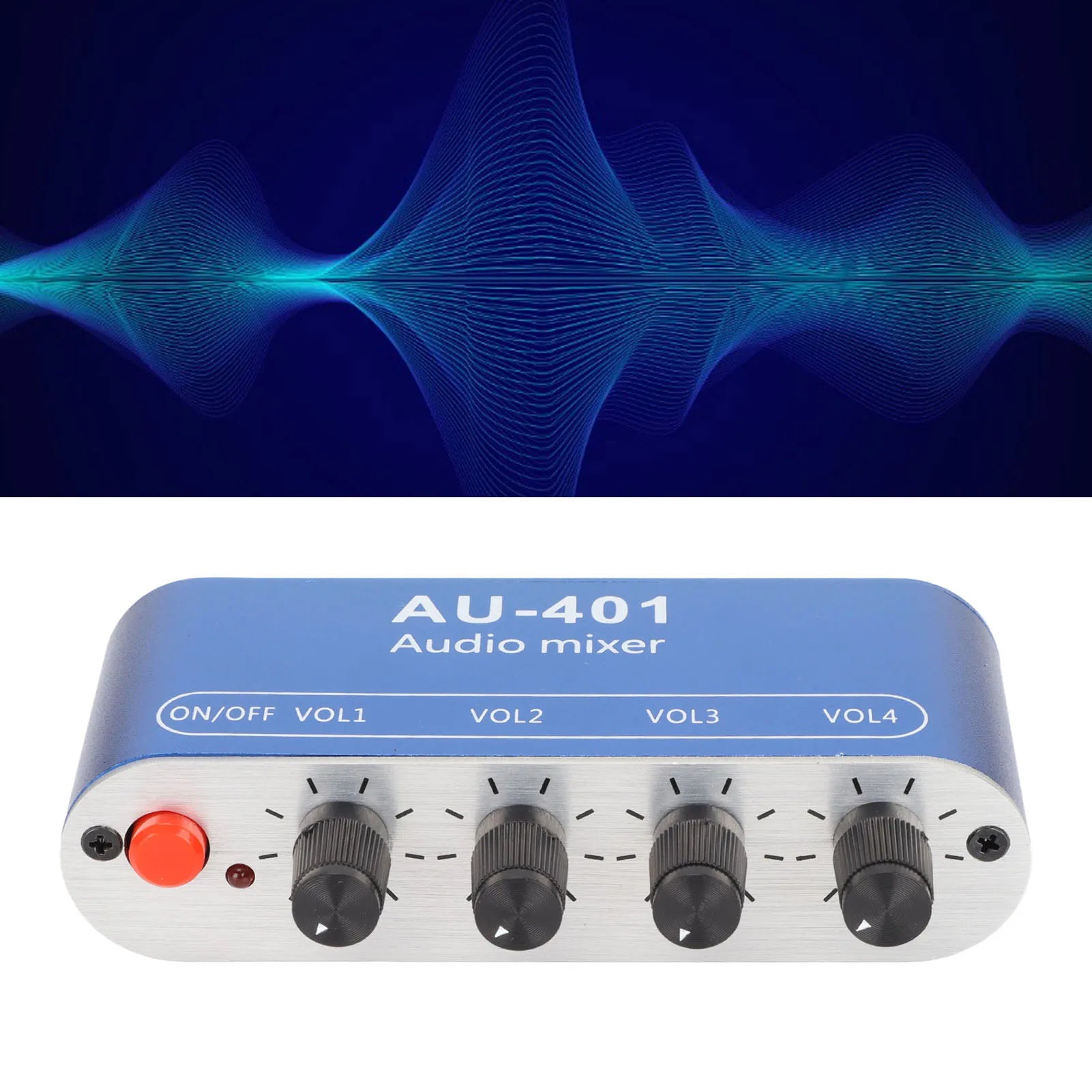 Mini Stereo Mixer 1 Out Volume Adjustment Sound Selector Amplifier