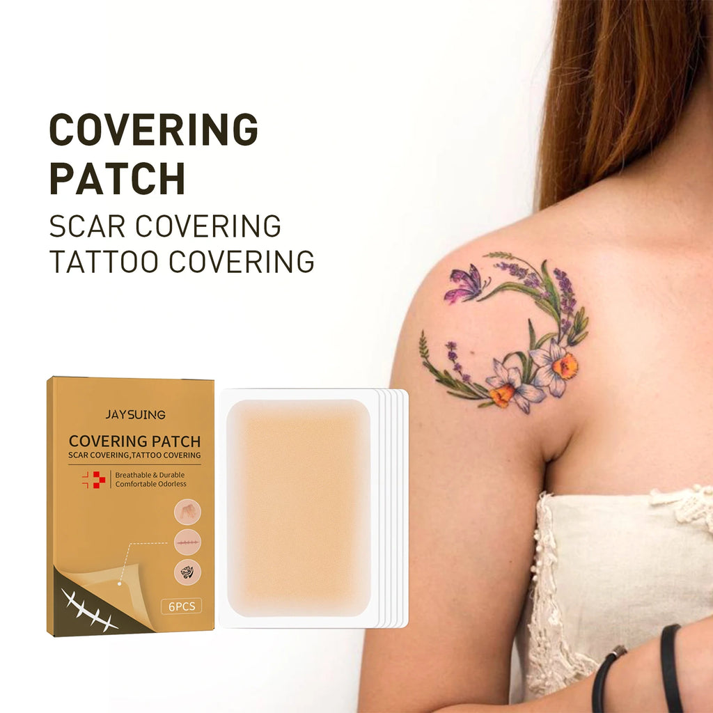 Waterproof Scar & Tattoo Cover Patches – Invisible Concealer Stickers Body Concealer Patches Zpaxo