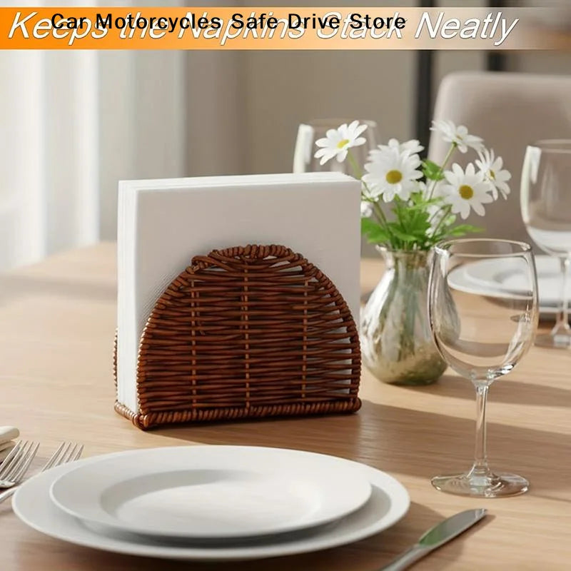 ACreative Simple Elegant Tissue Holder Table Napkin Standing