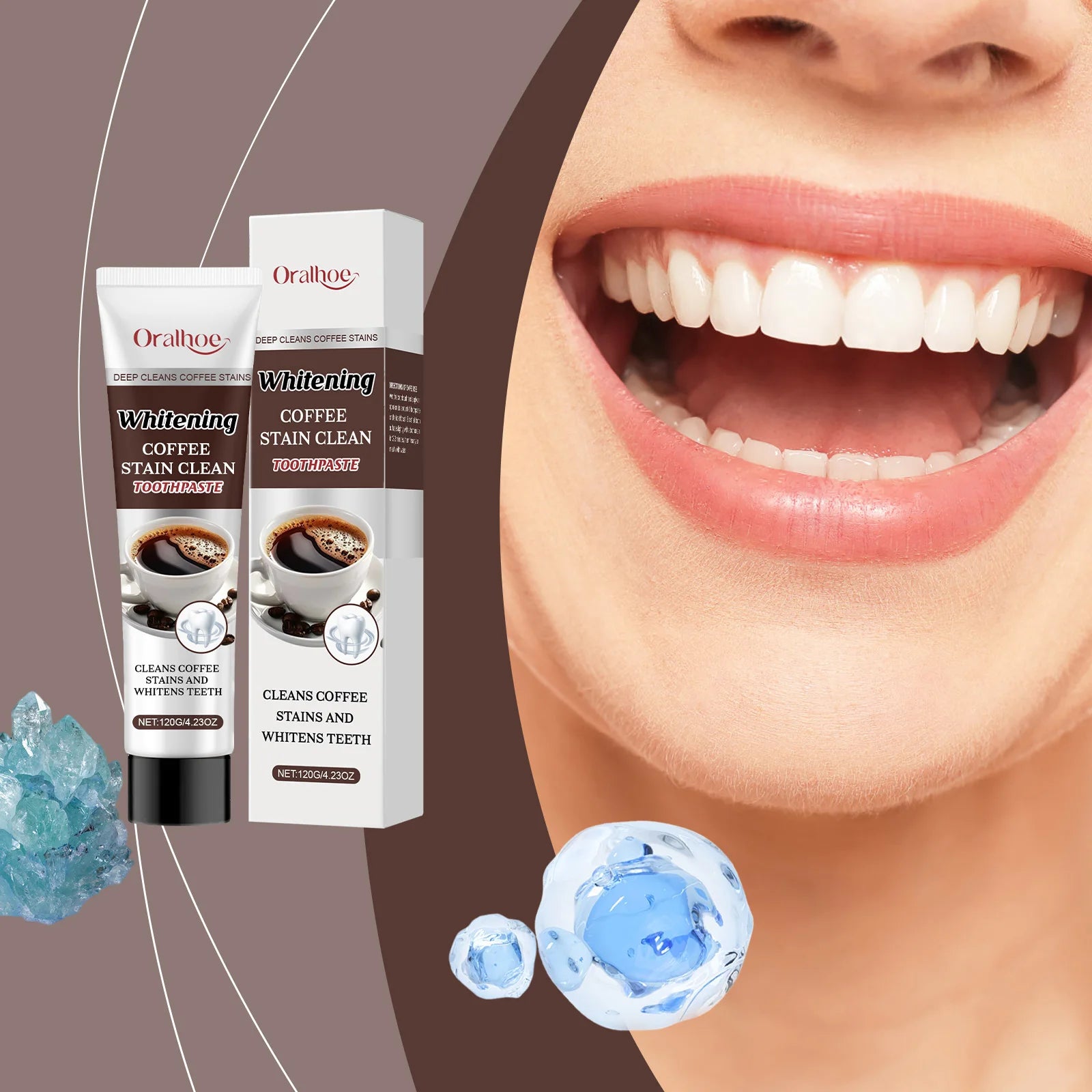 Coffee Stain Removal Toothpaste Whiten Tooth Remover Plaque Improve Bad Breath Protect Enamel Dental Bleach Brighten Toothpaste Zpaxo