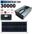 SOECOPO 30000W Solar System Inverter 2 Sockets Dual Voltage Input 12V