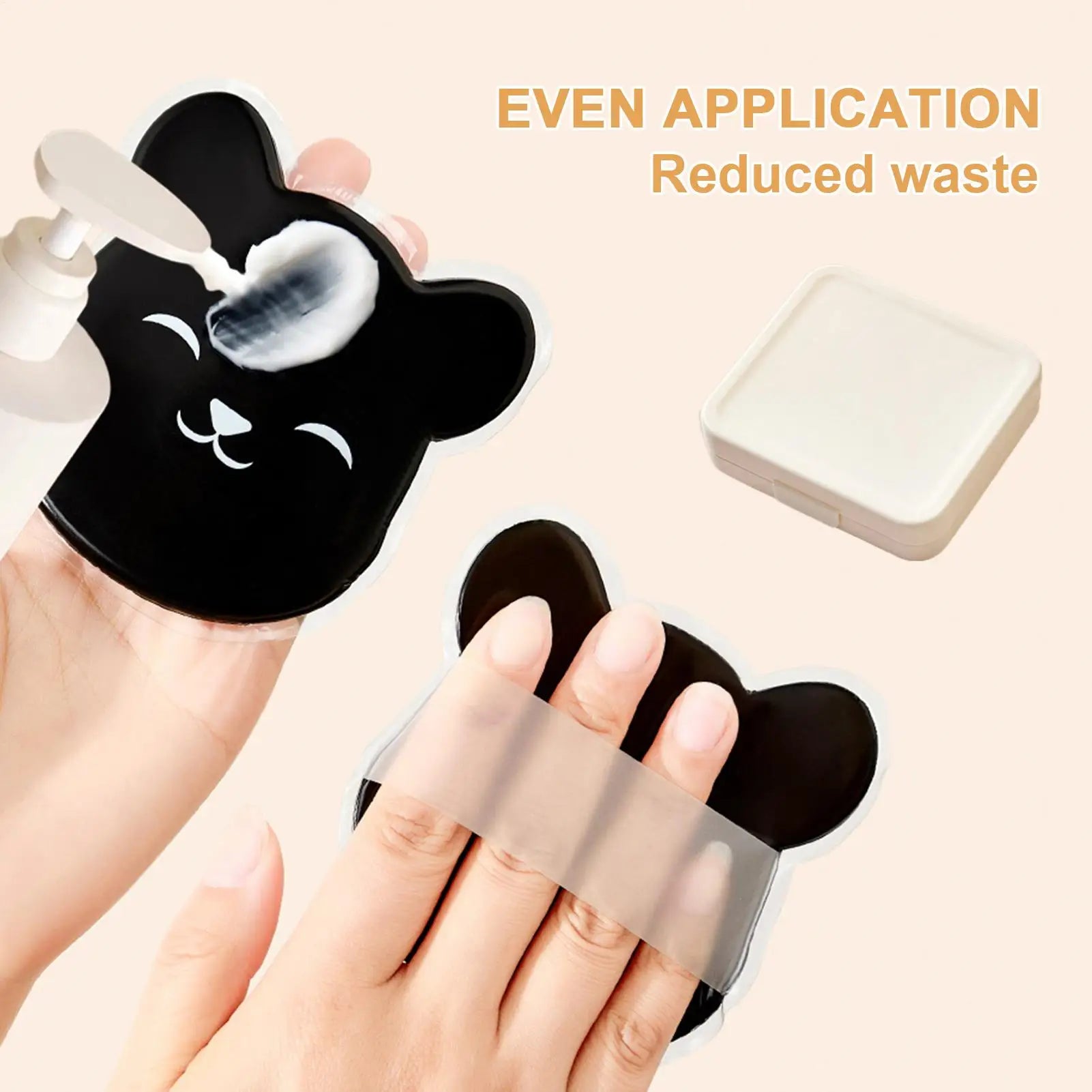 Bear Shape Silicone Lotion & Sunscreen Applicator | Reusable Sunscreen Applicator Zpaxo