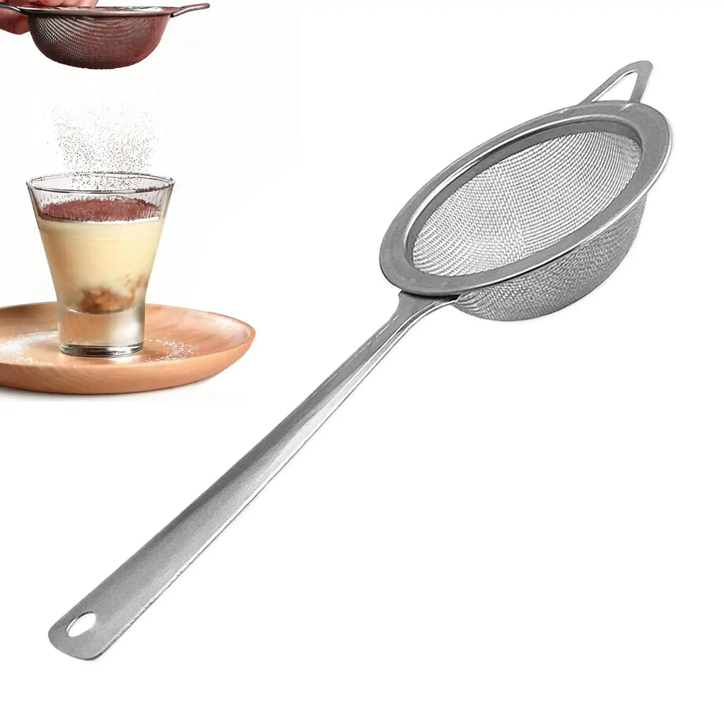 Stainless Steel Flour Duster Fine Mesh Baking Powdered Sugar