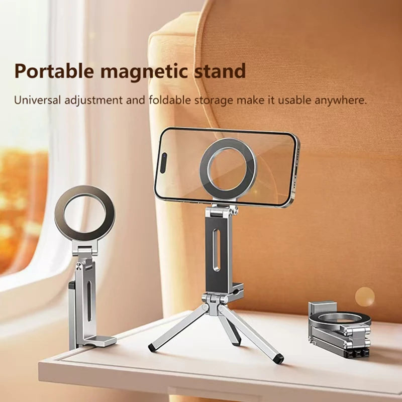Mobile Phone Magnetic Mounting Holder Travel Portable Handheld Clip