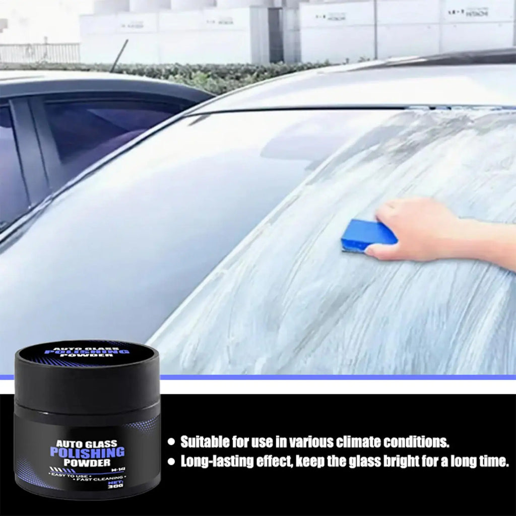 Glass Polishing Powder Car Windshield Oil Film Remover Scratch Repair