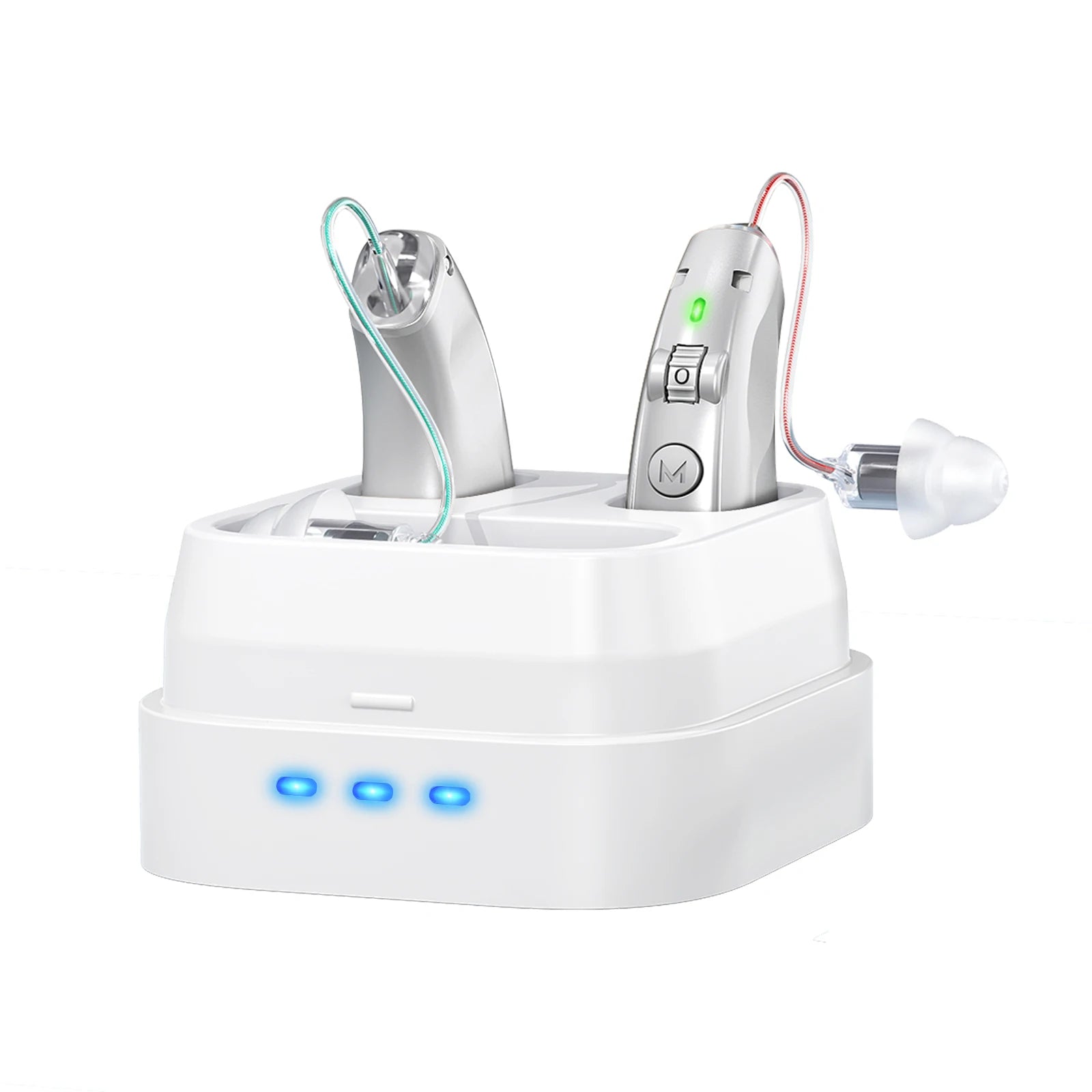 Rechargeable Behind-the-ear Hearing Aid Elderly Noise-cancelling