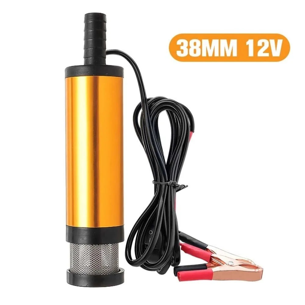 Hand Pump Aluminum Alloy Oil Suction ABS DC12V Fuel Transfer Min Zpaxo 38mm