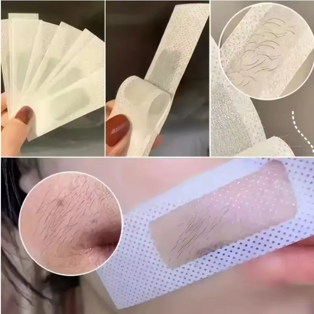 20pcs Hair Removal Patches - Painless Depilatory Strips for Body (Legs/Arms) Fast & Long-Lasting Hair Removal Pads Zpaxo