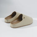 Women Flat Bottom Sports Slippers Casual Slip-on Sandals Comfortable Zpaxo Khaki 38-39