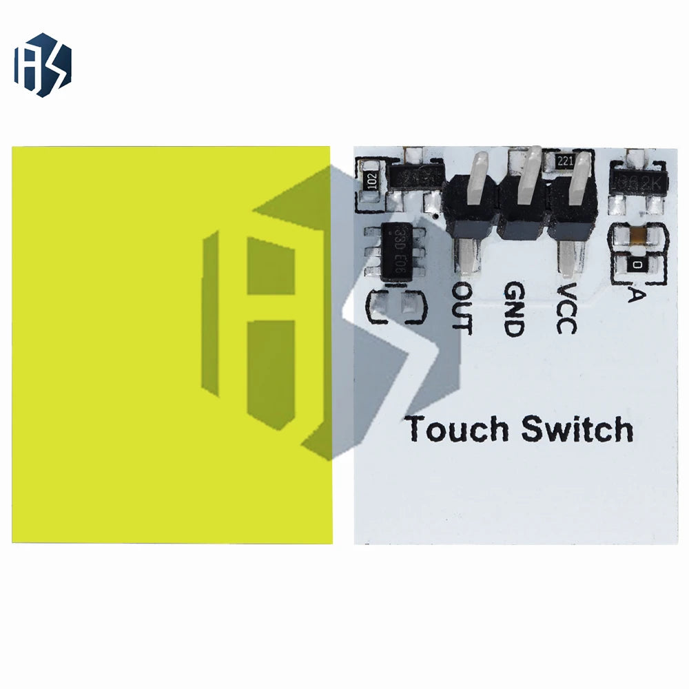 HTTM Capacitive Touch Switch Module, 2.7V-6V High Anti-Interference Touch Sensor with LED Indicator for DIY Electronic Projects Zpaxo