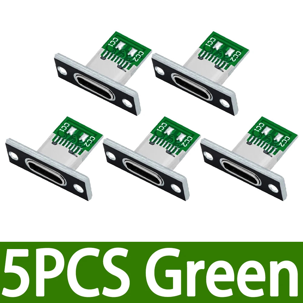Keyboard Mod Type-C Female Cable – Data & Charging (Fixed Board, USB Key Cable Separation) Zpaxo 5pcs green board