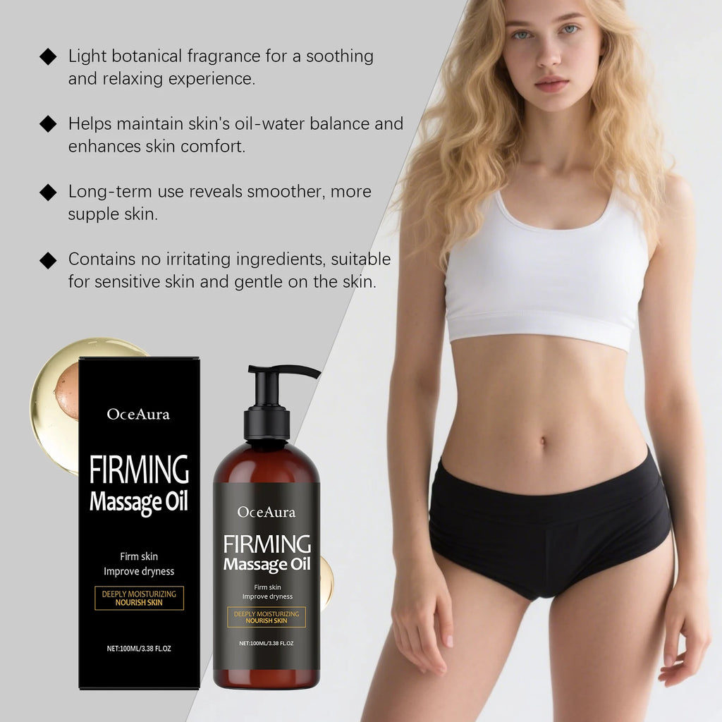 100ml Lightweight Body Oil for Very Dry Skin, Daily Hydrating Treatment with Natural Oils Improves Skin Dullness & Tightness Zpaxo