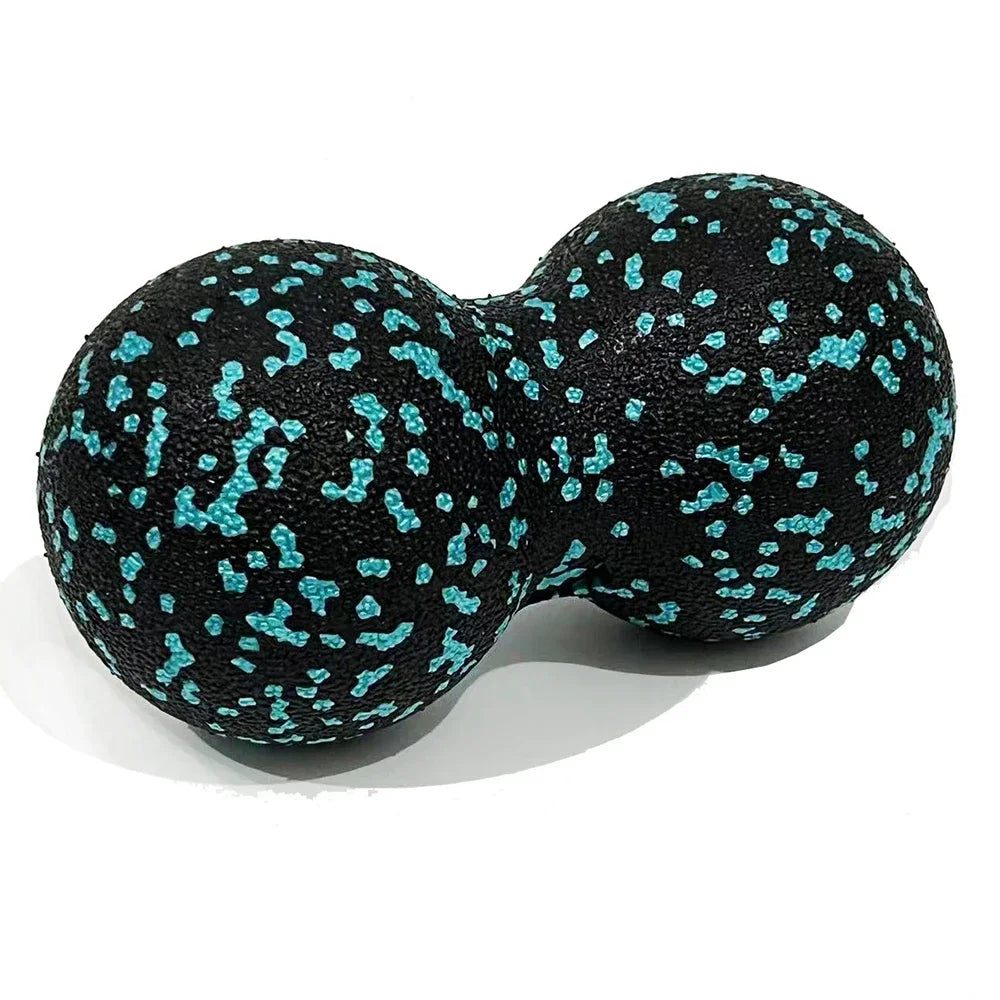 EPP 8cm Peanut Balls Body Massage Fascia Ball High Density Muscle Relaxation Lacrosse Fitness Yoga Myofascia Ball Relieve Pain Zpaxo Blue 2