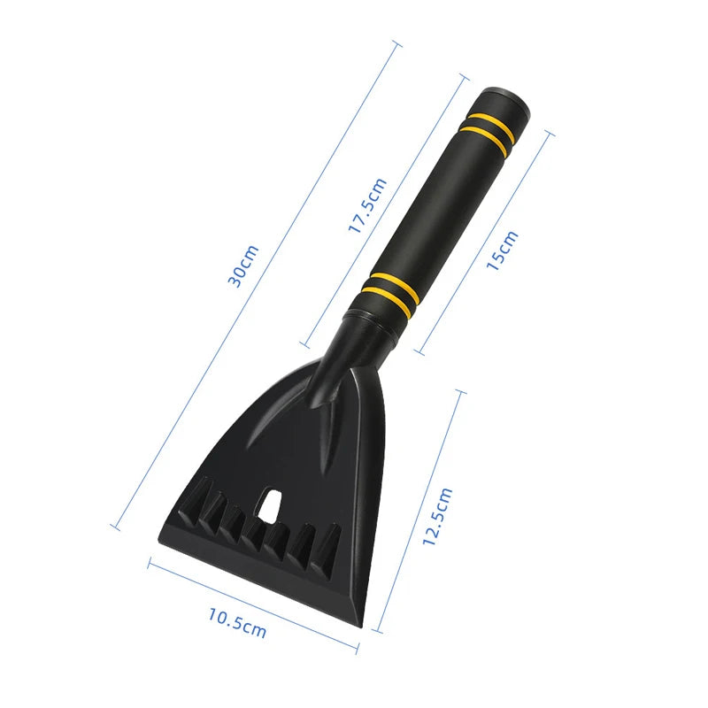 2 in 1 Multi-Functional Car Snow Removable Brush Winter Car Ice Shovel Extendable Ice Scraper Car Cleaning & Maintenance Tools Zpaxo mb-c2