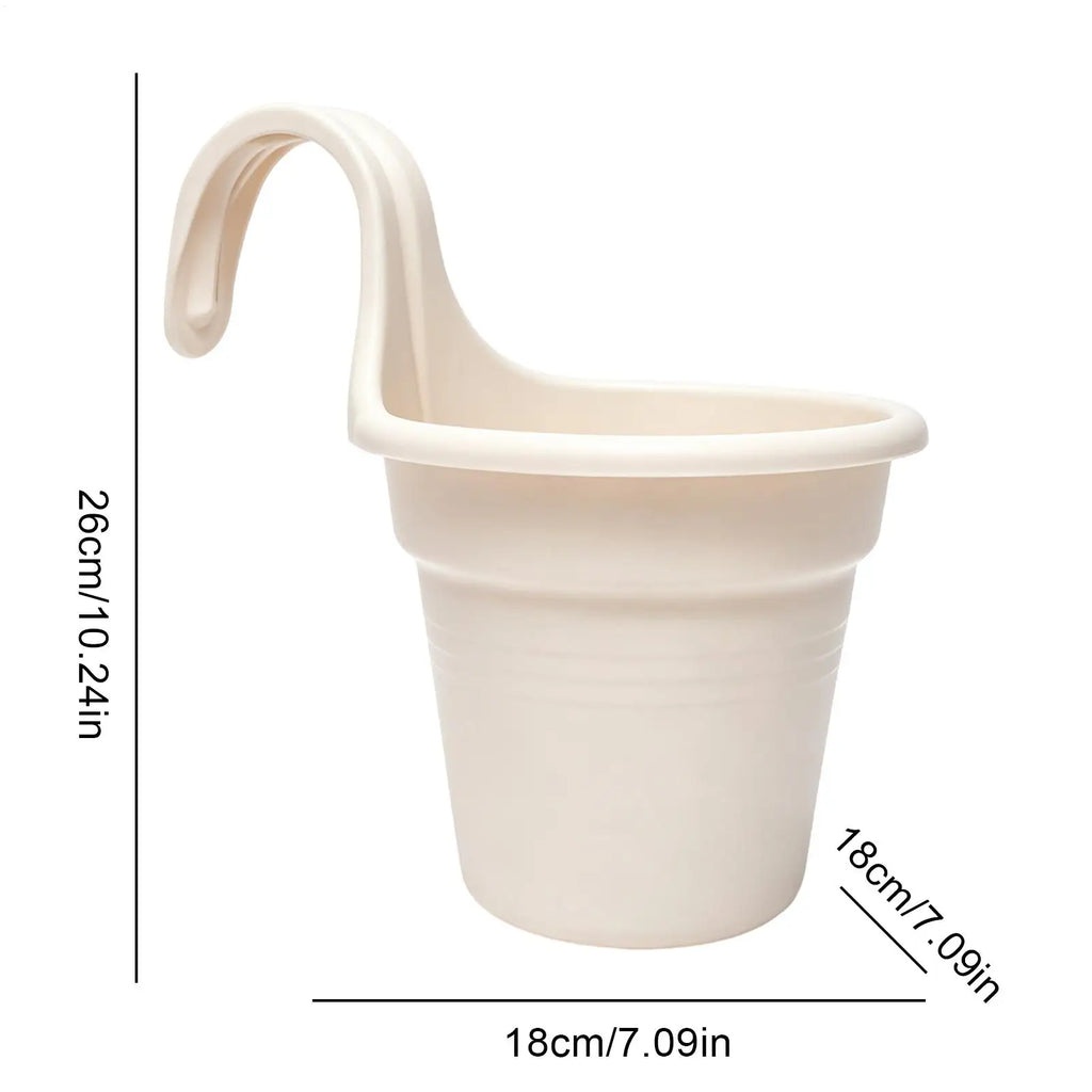 Flower Boxes Railings Semicircle Strawberry Holder Pots Drain Knob