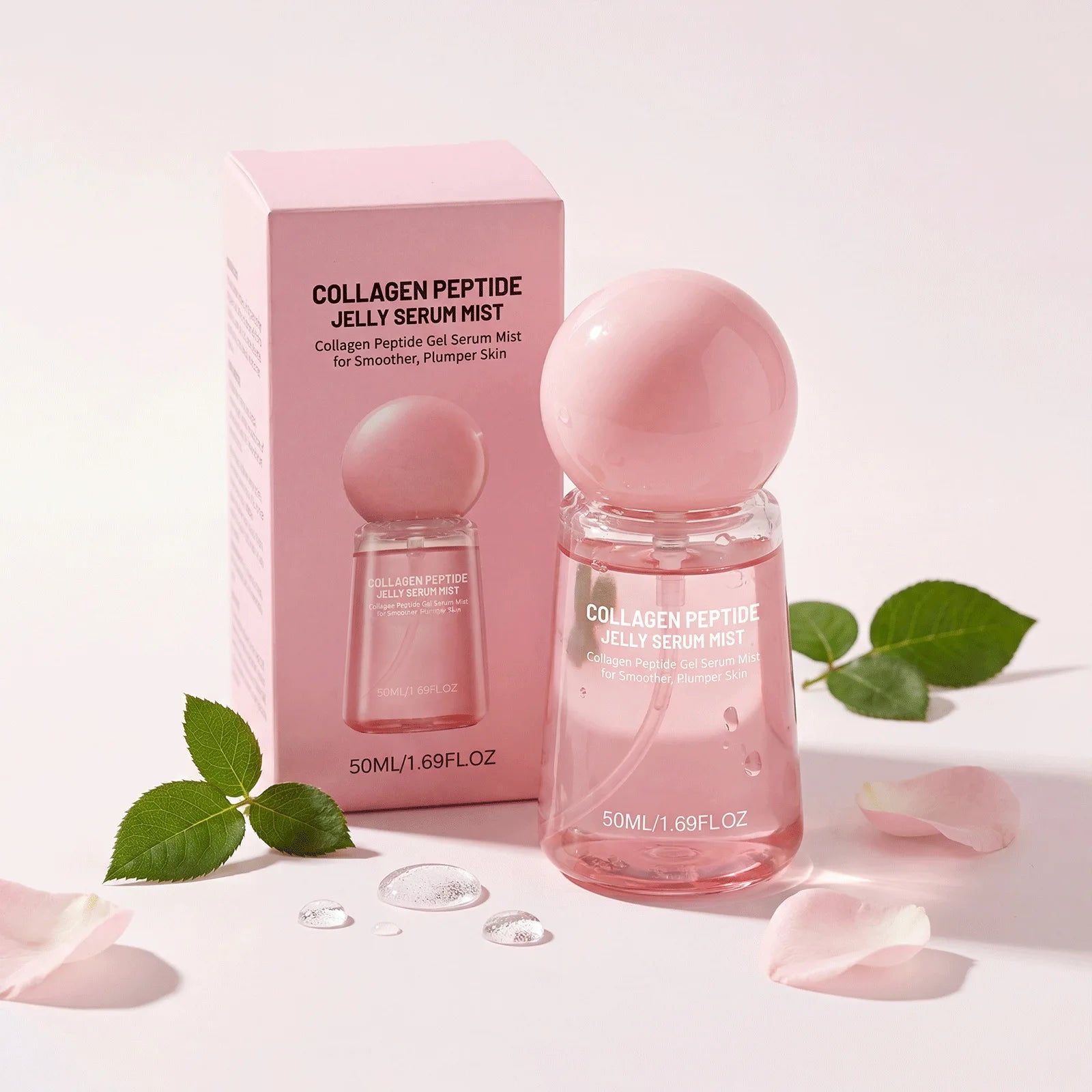 Collagen Peptides Jelly Serum Mist – Hydrating Face Spray Face Serum Spray Zpaxo