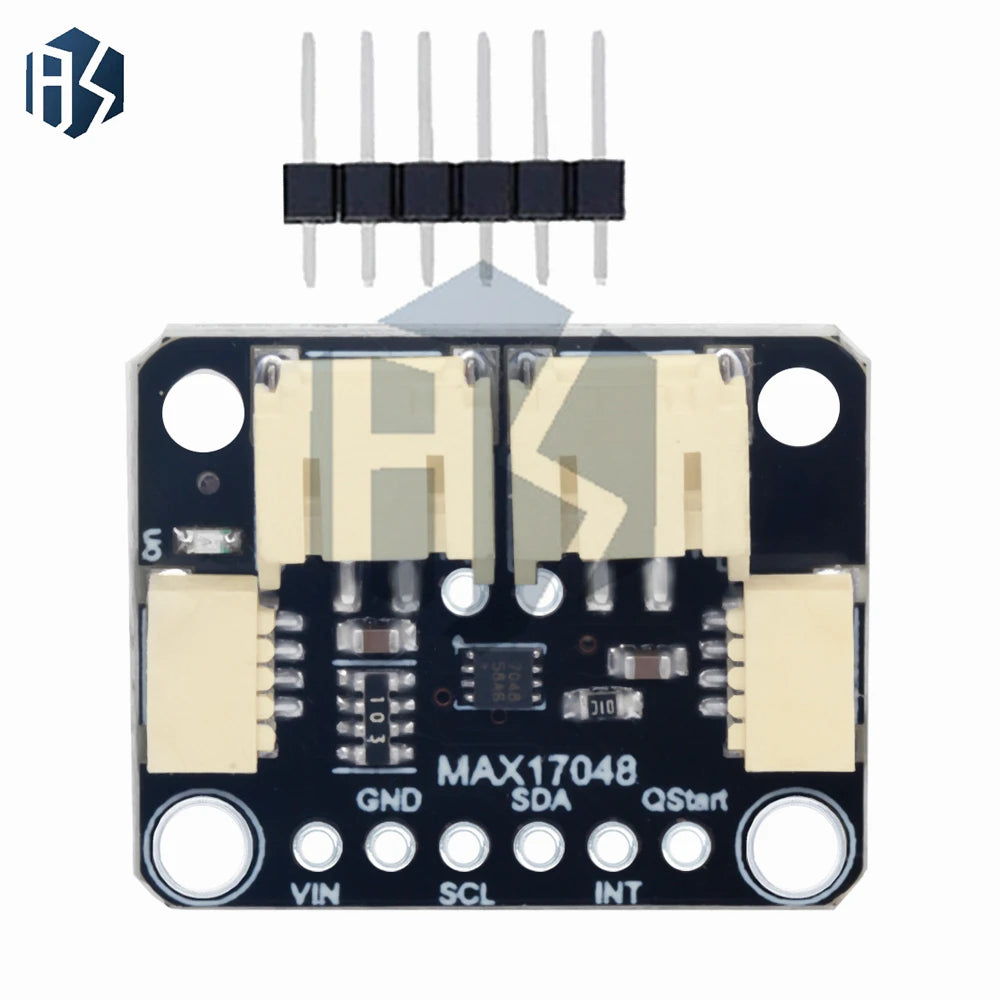 1 5 MAX17048 Battery Monitor Module 2 5V-5 5V Power Meter STEMMA JST Zpaxo