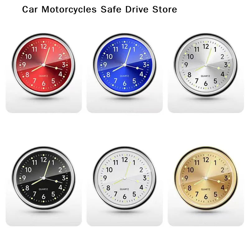 CMCar Clock Luminous Automobiles Internal Stick-on Mini Digital Watch