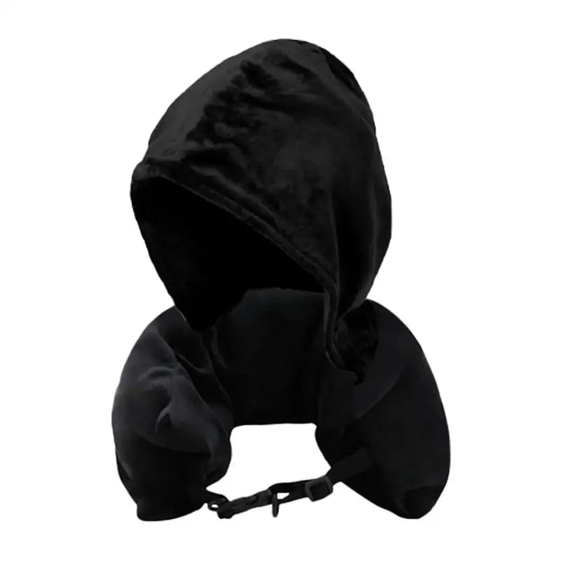 Hoodie Travel neck pillow storage bag Stuffable Neck Pillow Refillable Pillows Sleeper Hold Pillow Neck Support Car Headrest Zpaxo