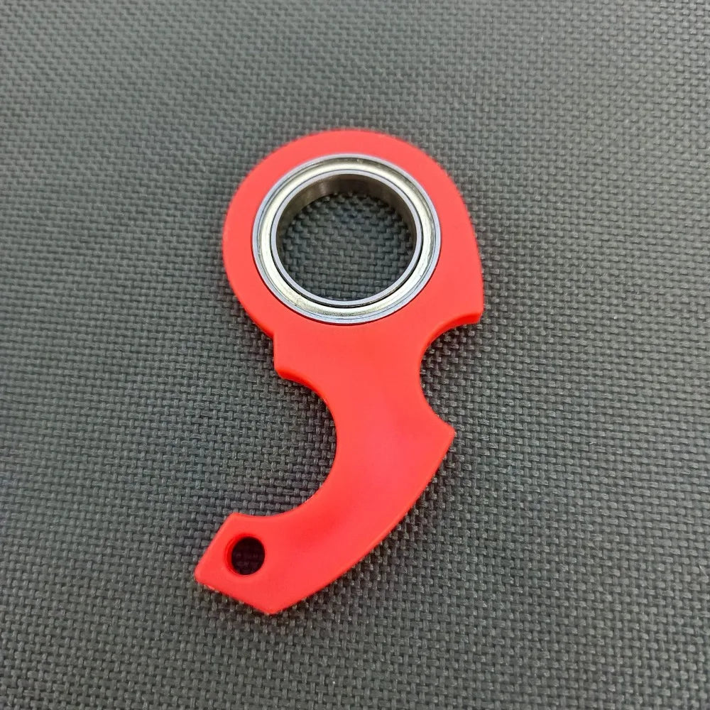 Relieve Boredom Keychain Fidget Spinner Noctilucent Light Trendy Fingertip Rotation Keychain Anti-Anxiety Creative Zpaxo
