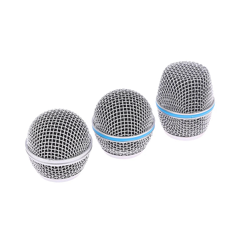 Microphone Replacement Head Steel Mesh Handheld Microphone Grill Mesh Head Fits Shure Beta 57A 58A 87A 845S 945 Zpaxo