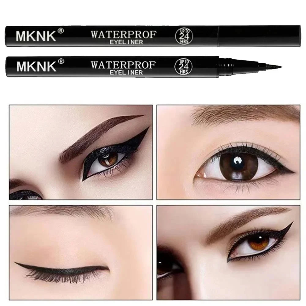 Black Fine Long Lasting Liquid Eyeliner Water Pen Waterproof Zpaxo