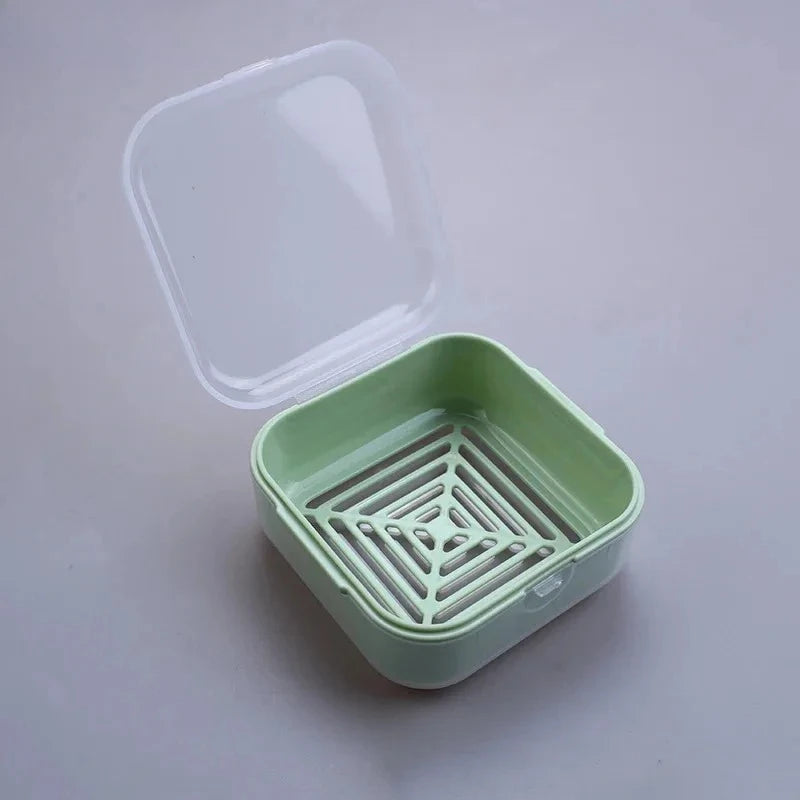 1Pce Travel Mini Soap Box – Leakproof Design, Morandi Colors, Suitable for Dormitory, Travel, Camping, Gym Zpaxo