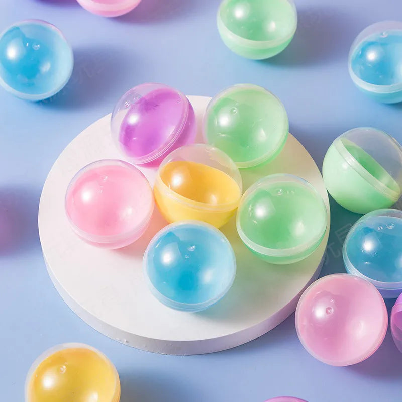 DIY Hollow Balls Plastic Ball Fillable Bauble Ornaments Home Party