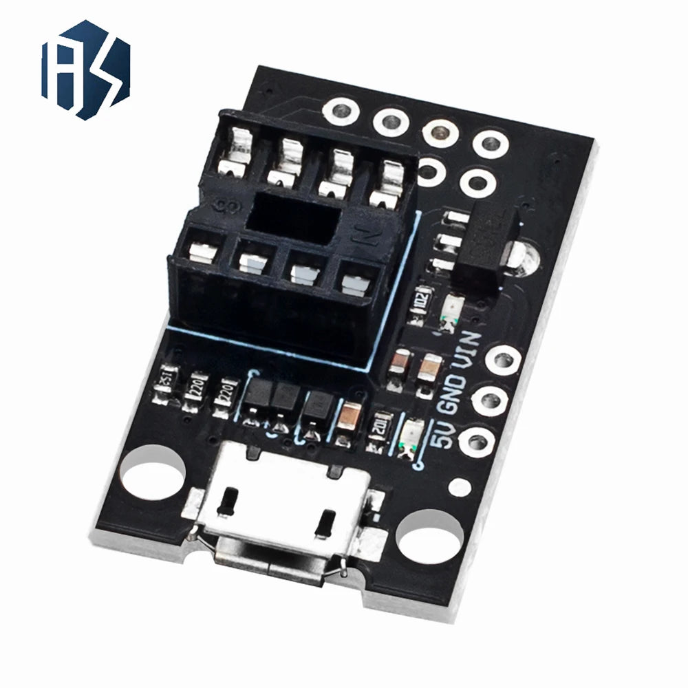 Micro USB Programming Board ATtiny13A 25 45 85 Pluggable AVR MCU Zpaxo