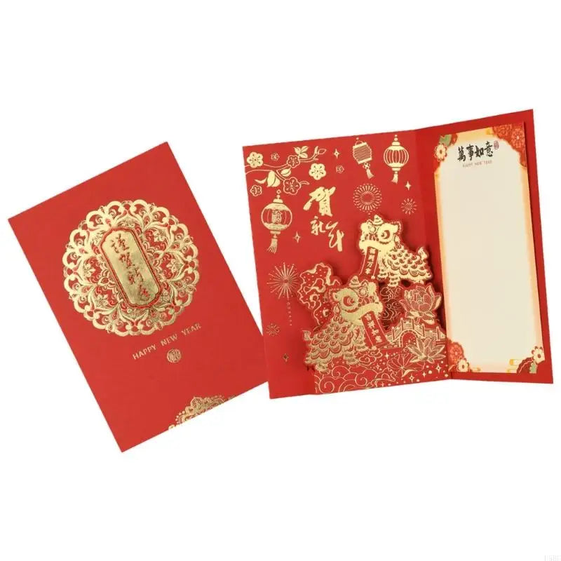 Spring Festival Greeting Card Chinese Cultural Design Popup Artwork