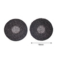 Lot Black Sponge Earmuffs Ear Eartips Headphone Protection Cover Flat Zpaxo 18MM