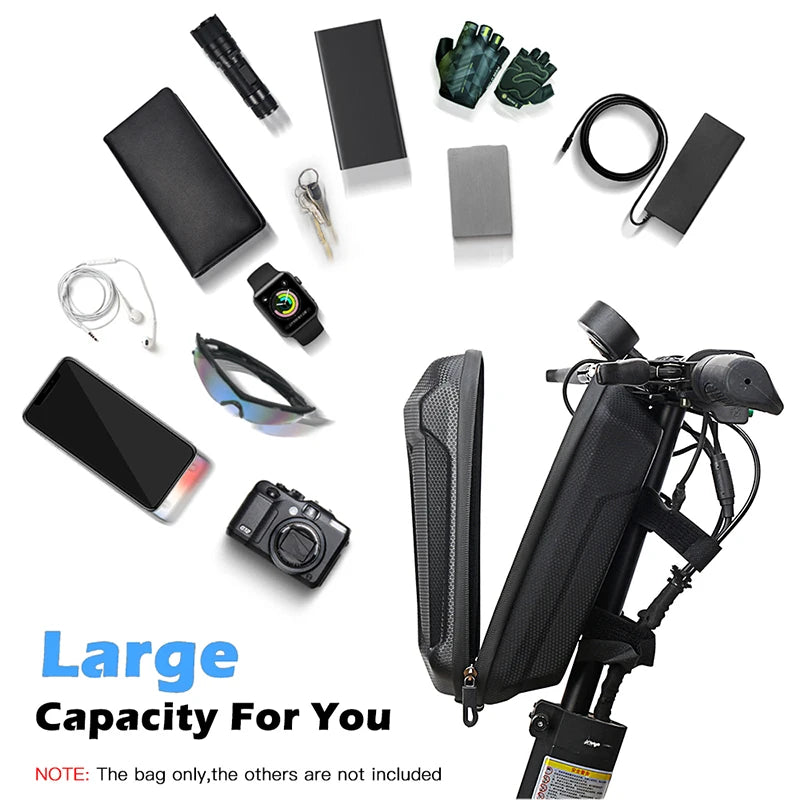 Electric Scooter Front Bag Waterproof EVA Hard Shell Bags Reflective Handlebar Hanging Bag Storage Accessories For Xiaomi M365 Zpaxo