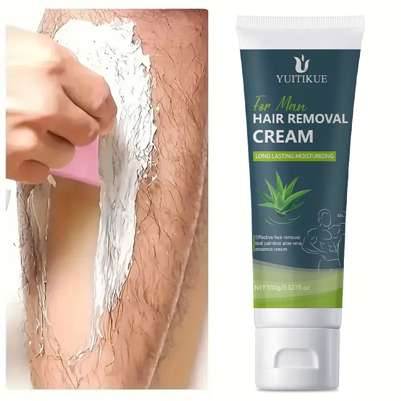 YUITIKUE Men's Hair Removal Cream – Sensitive Skin, 100g Hair Removal Cream Zpaxo