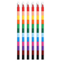 12-Color Building Block Crayons Fun Rainbow Color Stackable Drawing Crayons Graffiti Pen Art Supplies Birthday Gift Boy Girl Zpaxo 6 Stackable Crayon