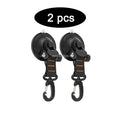 1/8 Pcs Car Tent Suction Cups Outdoor Camping Rope Powerful Suction Cup Buckle Side Tarps Tent Suckers Anchor Securing Hook Zpaxo 2PCS-orange