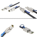 652F 0.5/1/2m SFF-8088 to SFF-8644 Cable 4X Mini Data Server Raids External Cable Zpaxo 1m CN