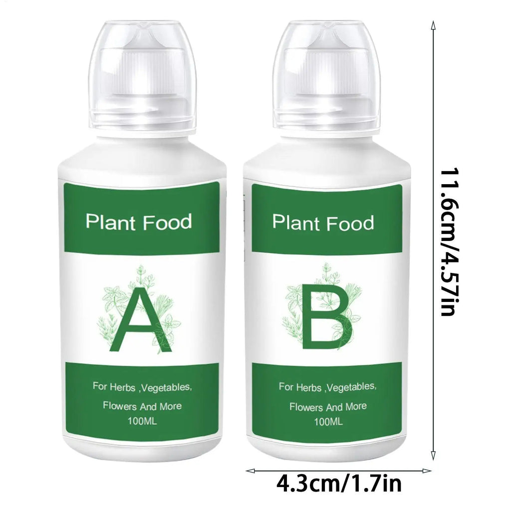 Hydroponic Nutrients Liquid Plant Food Fertilizer Indoor Growing