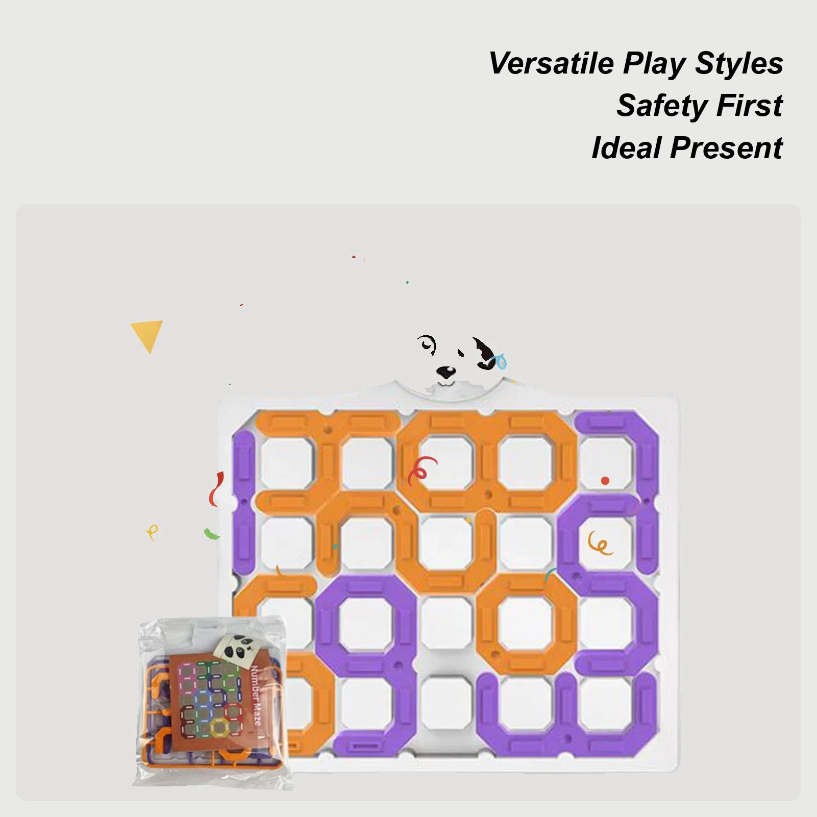 Number Puzzle Number Maze Game For Kid Interactive Educational Playgame Toy For Girl Home Playtime Boy Hand-Eye Coordination Zpaxo