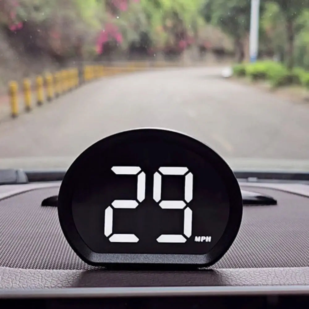 KMH MPH GPS Car Digital Speedometer Plug&play Universal Vehicle Speed Zpaxo