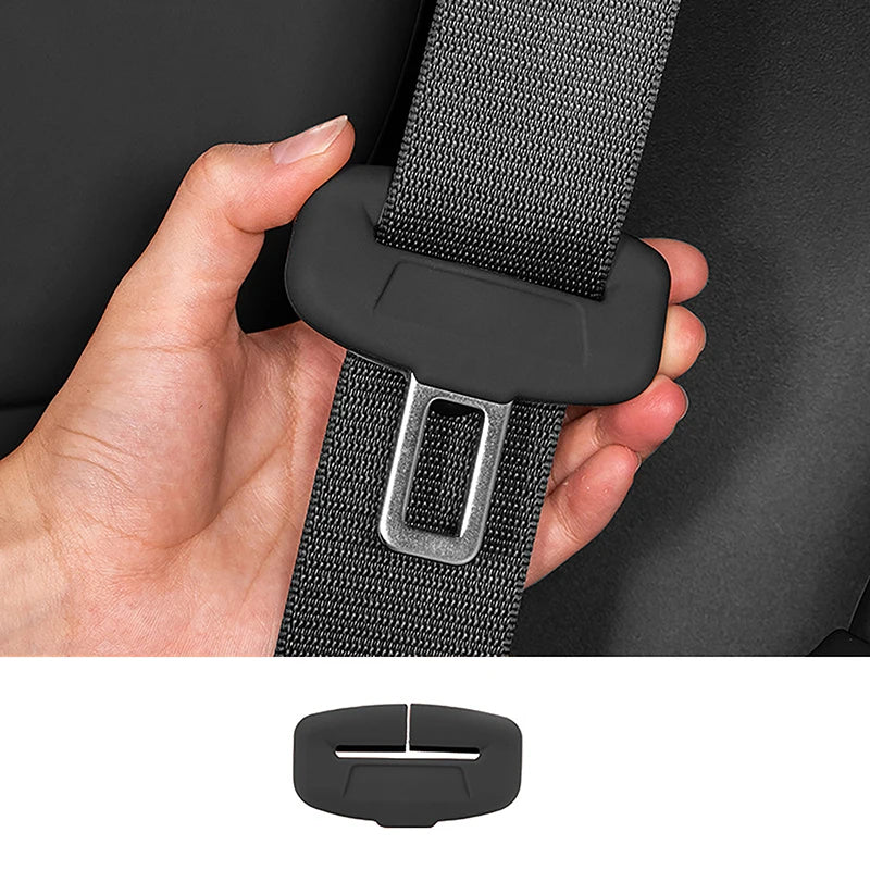 Universal Seat Belt Buckle Cover Anti-scratch Rubber Car Protector