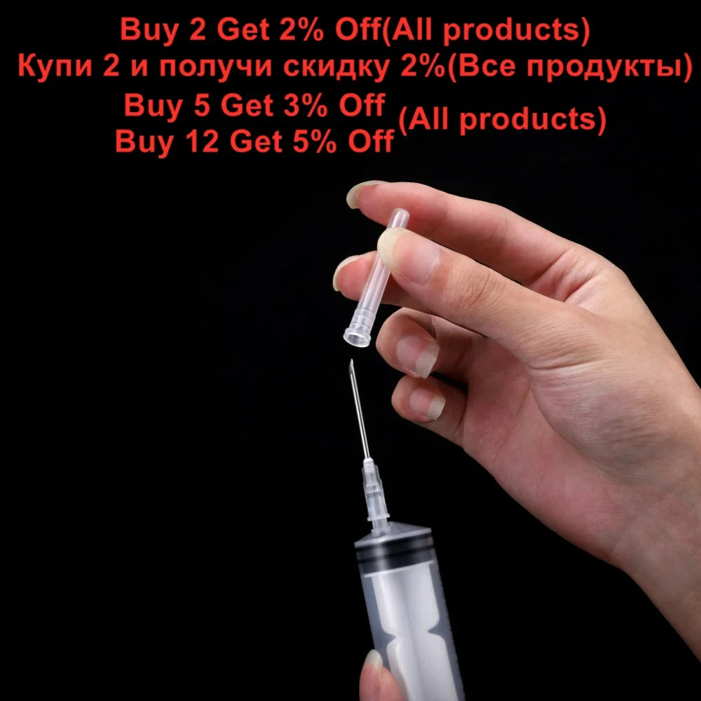 1Pcs 3-60ml Syringe Epoxy Resin Shaker with Dispense Needles for DIY Jewelry Resin Mold Charms Liquid Injection Pipette Tools Zpaxo