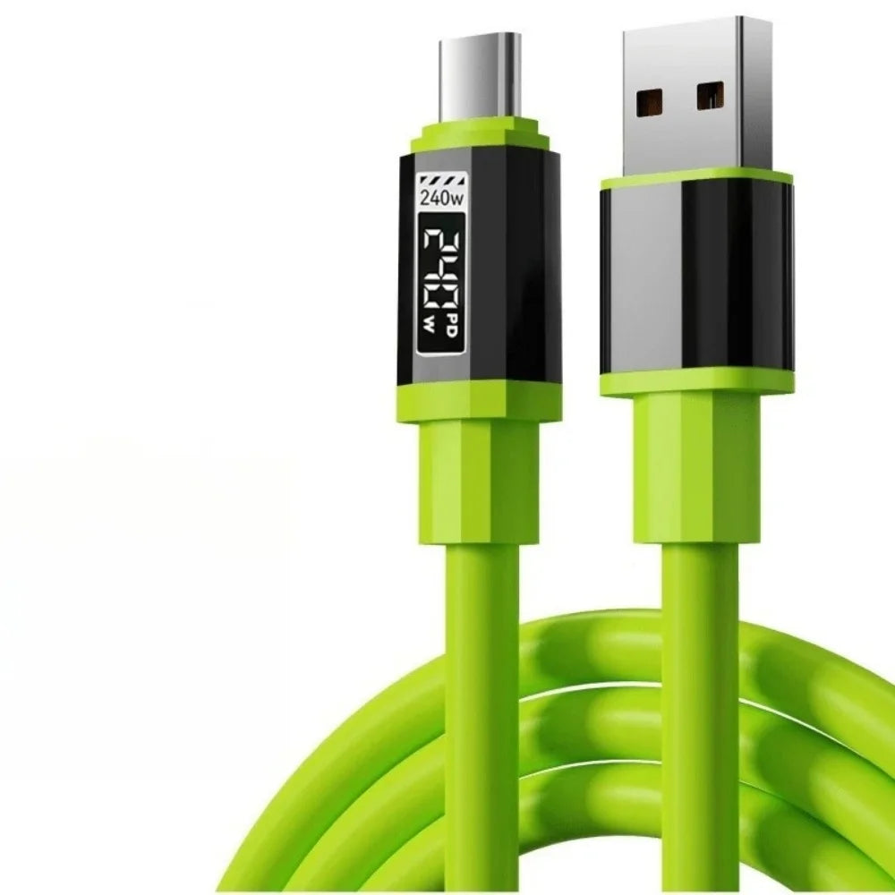 240W USB-C to USB-C PD Fast Charging Cable | Universal USB-C Charging Cable Zpaxo USB Type C Cable 0.3m