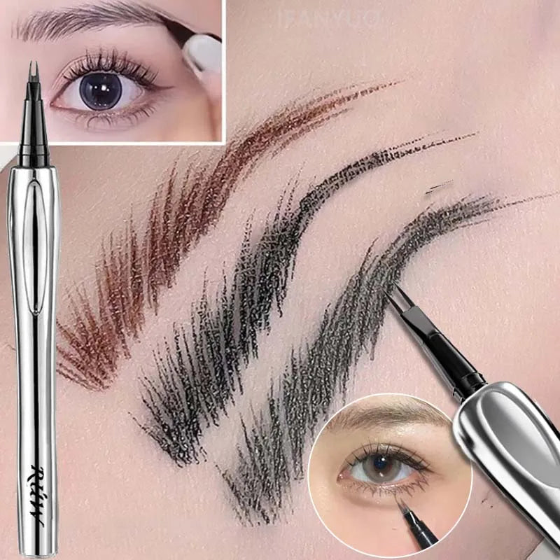 2Point Liquid Eyebrow Pencil Waterproof Sweat-proof Outline Wild