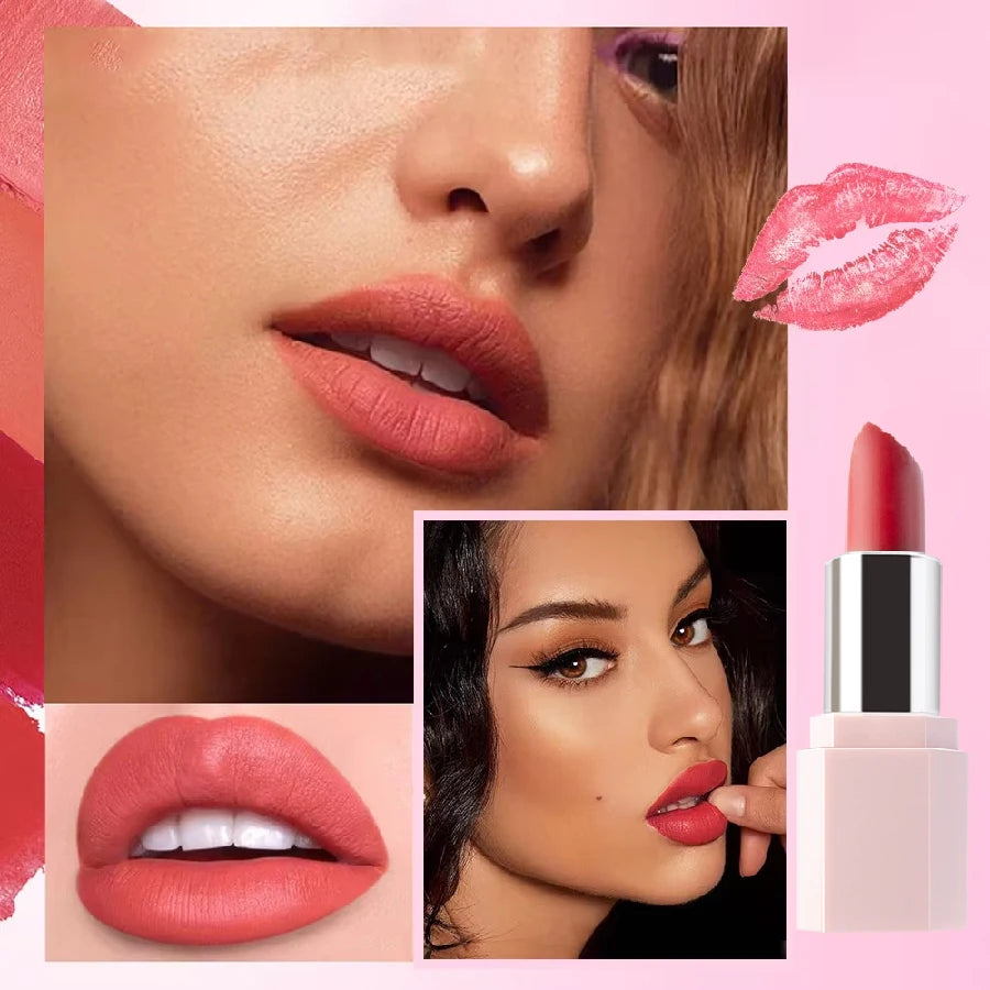 21 Colors Matte Velvet Lipstick Waterproof Long Lasting Lip Glaze