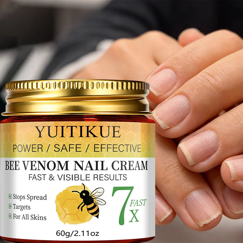 Bee Venom Nail Care Cream – Strengthens & Smooths Nails 60g Nail Treatment Cream Zpaxo