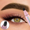 3 Colors 3D Eyebrow Pen Black Brow Brush Cream Makeup Anti-smudge