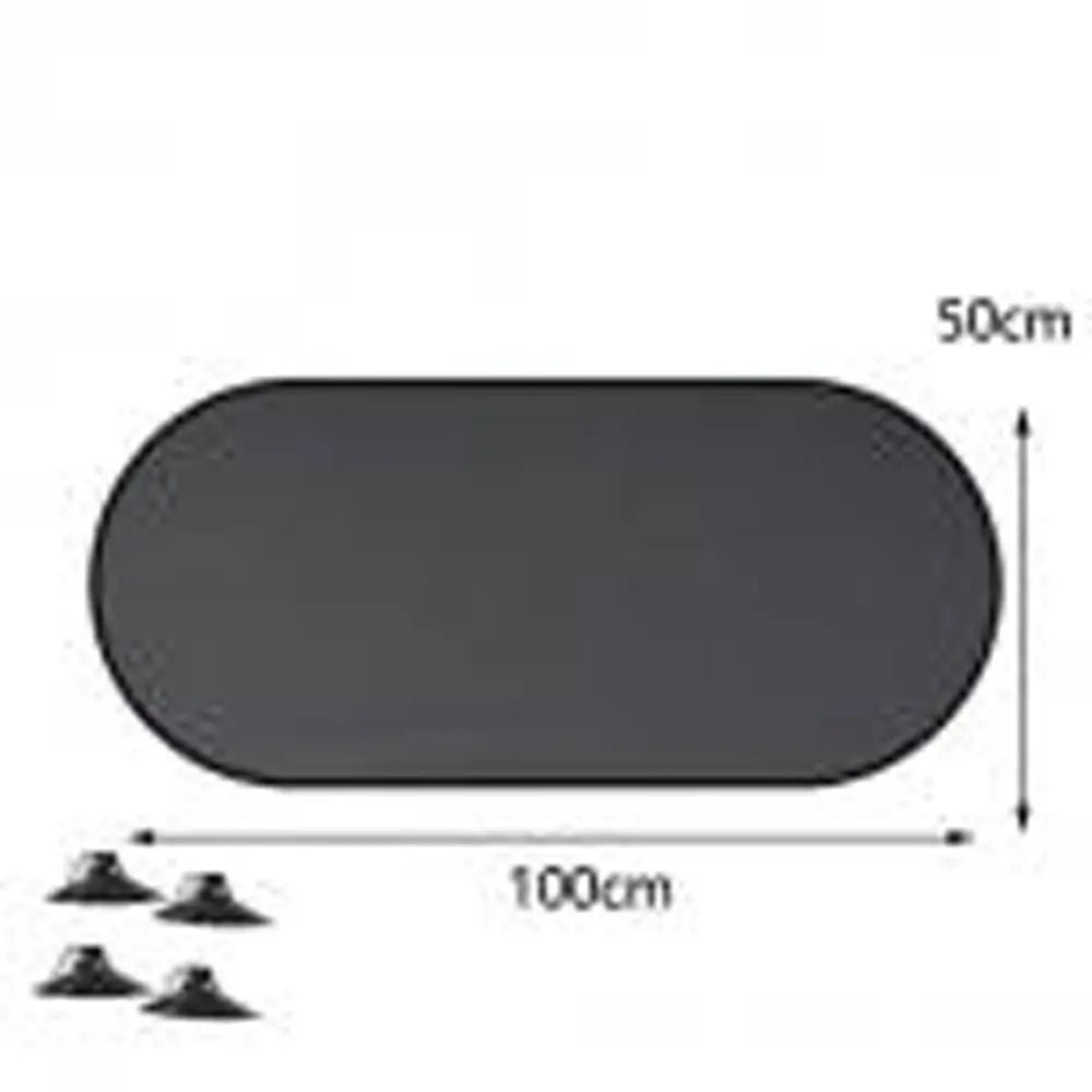 Durable Black Curtain Protector UV Protection Car Sun Shade 3D Zpaxo