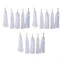 3Pack Colorful Tassels Ribbons Garland Birthday Wedding Celebration Supplies Zpaxo White CN